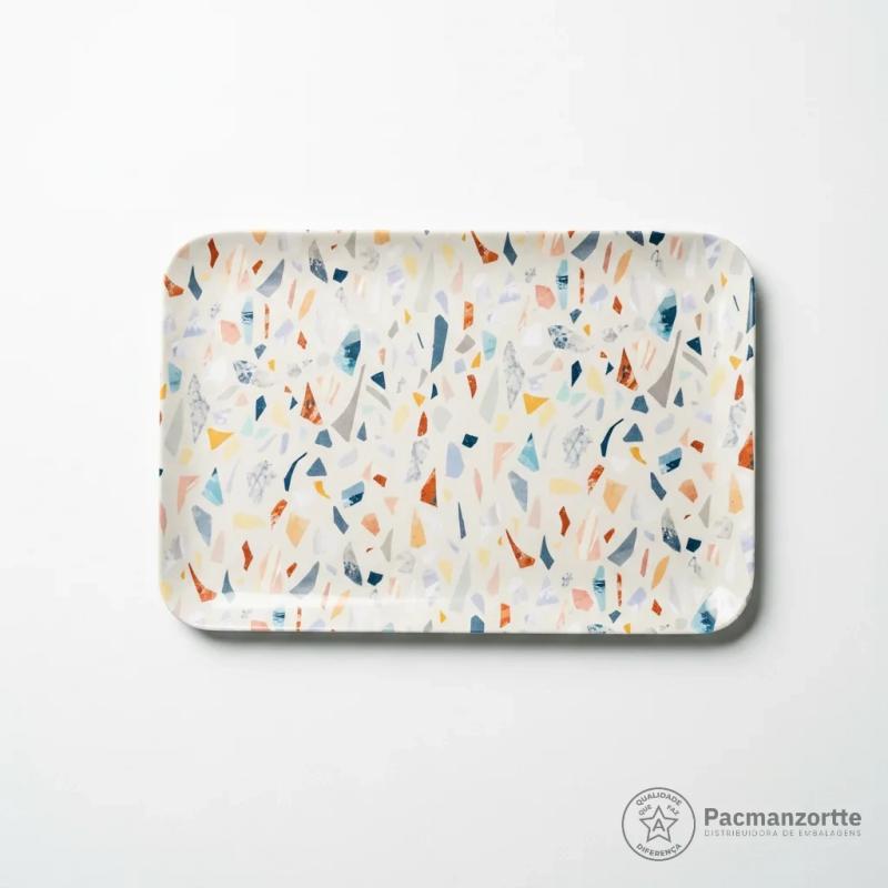 Bandeja de Melamina Natal Funda 37 x 38 cm