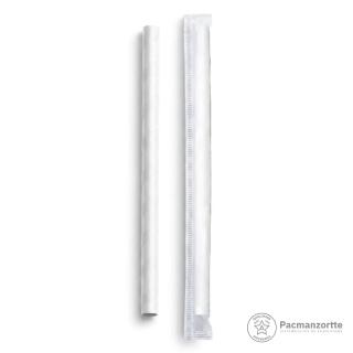 Canudo de Papel BIO 8MM (25x100) — Pacmanzortte