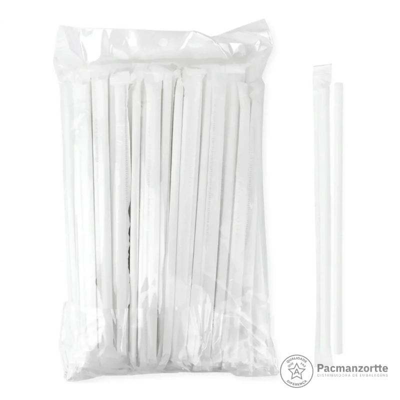 Canudo de Papel BIO Garrafa 6MM (30x100)