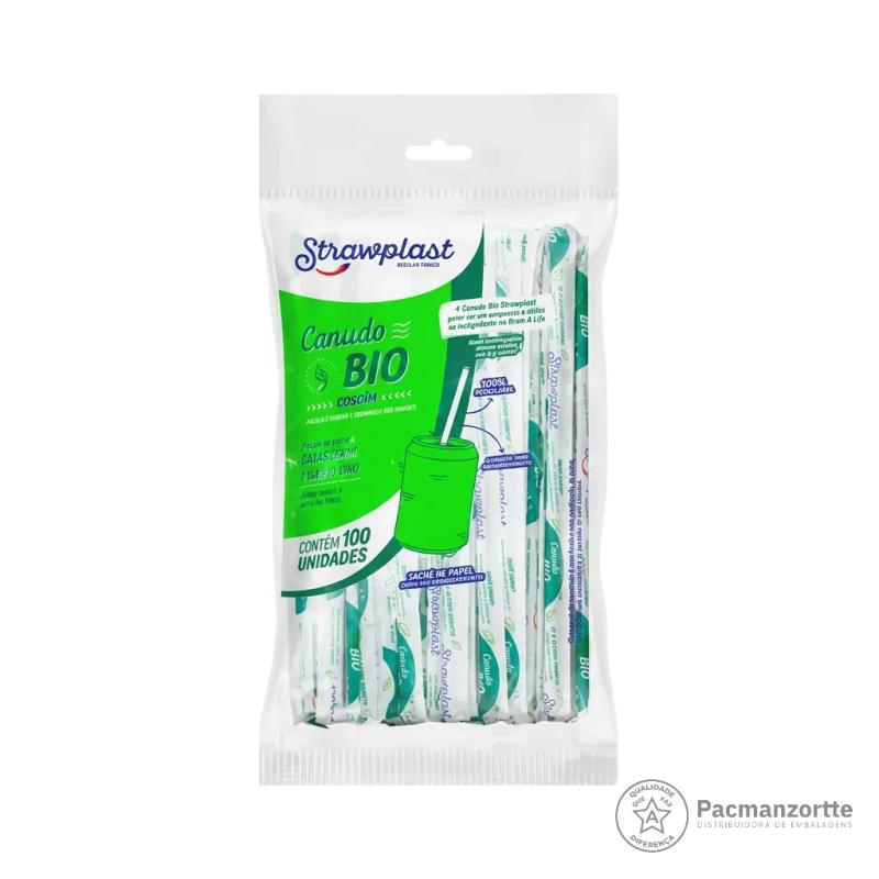Canudo de Plástico BIO Garrafa