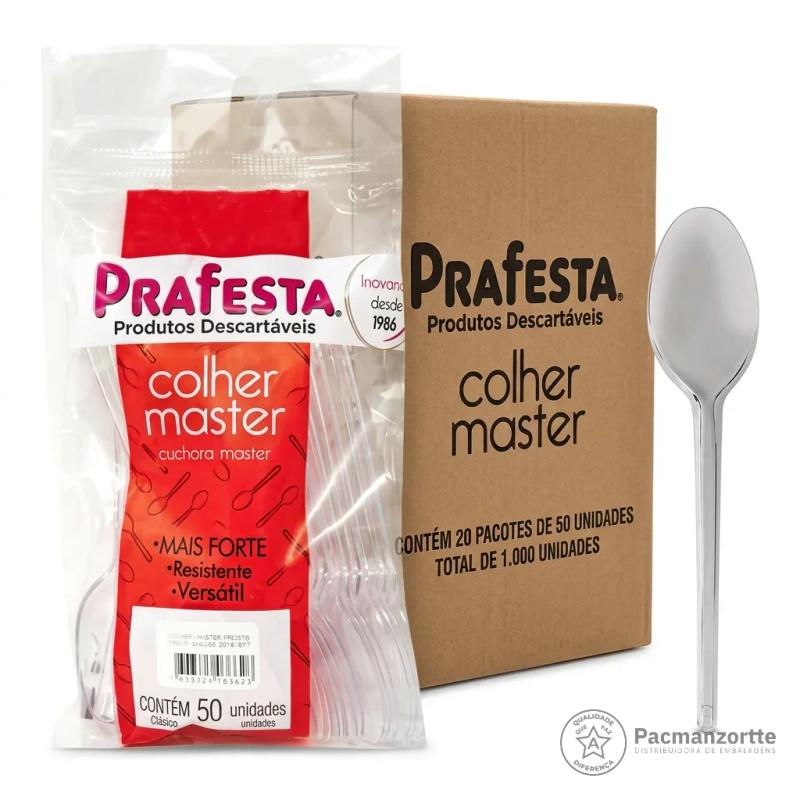 Colher Refeição Branco / (1588) Cristal
