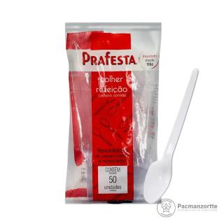 Colher Refeição Branco / (245) Cristal — Pacmanzortte