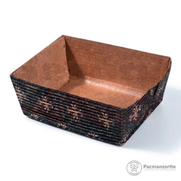 Forma de Papel Forneável Bolo Inglês 60G Sem Aba 75X55X35