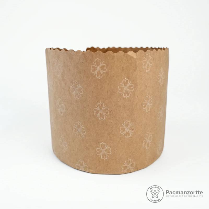 Forma de Papel Forneável Forma de Panettone 250G 105X75MM