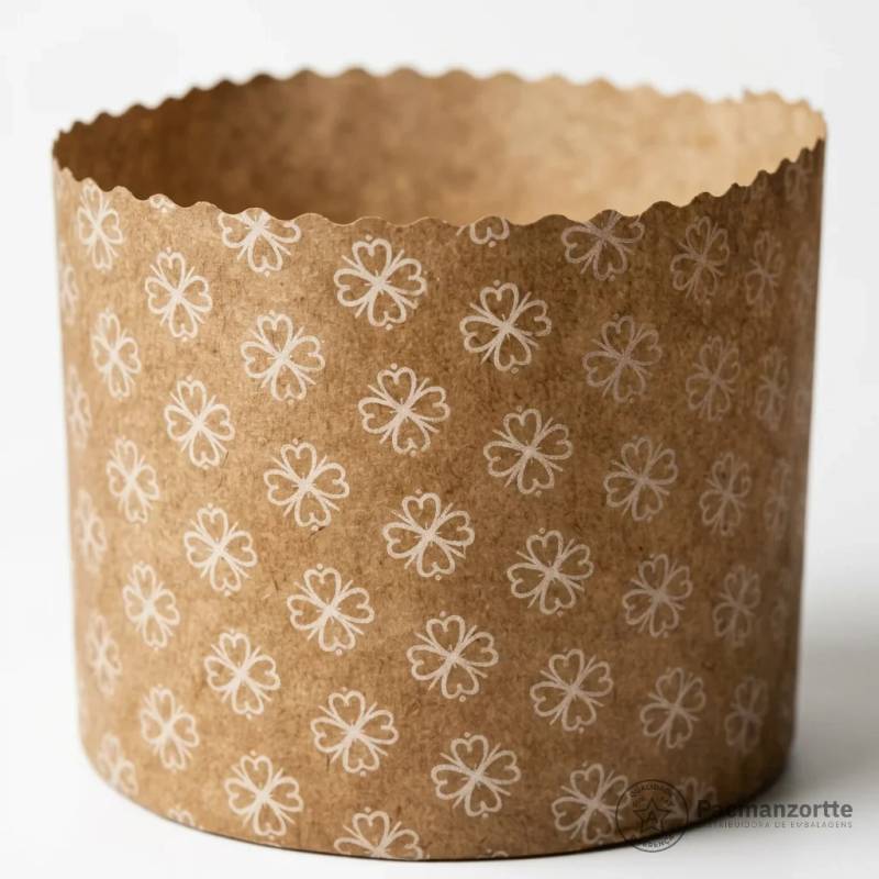 Forma de Papel Forneável Forma de Panettone 500G 130X495MM