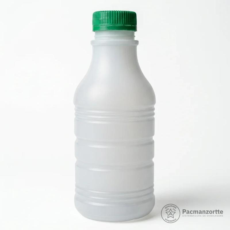 Garrafa Plástica 450ML Redonda
