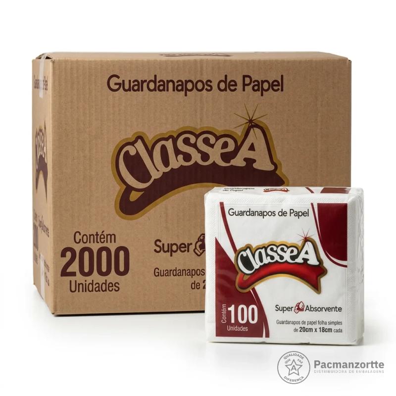 Guardanapo 18X20 com 20 Pcts x 100U