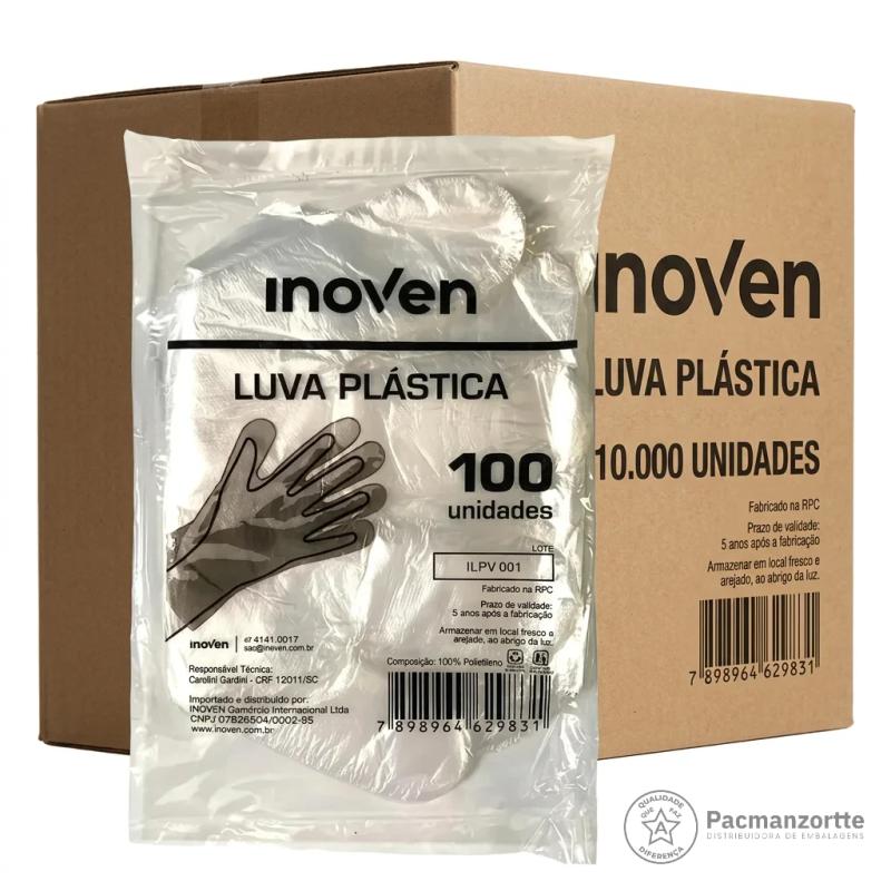 Luva Plástica Descartável