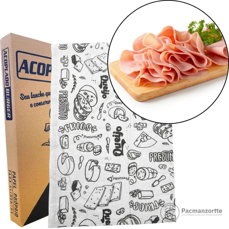 Papel Acoplado para Frios Acoplado Impresso Caixa Colorida