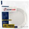 Prato 18 CM Branco Redondo Golden miniatura 2