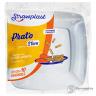 Prato 21 CM Branco Quadrado Strawplast miniatura 2