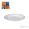 Prato Plástico 21CM Branco Totalpack miniatura 2