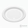 Prato Plástico 21CM Branco Totalpack miniatura 3