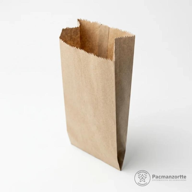 Saco de Papel 1/2 kg Tamanho : 22 x 33 cm Escrito