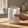 Saco de Papel 1/4 kg Branco miniatura 4