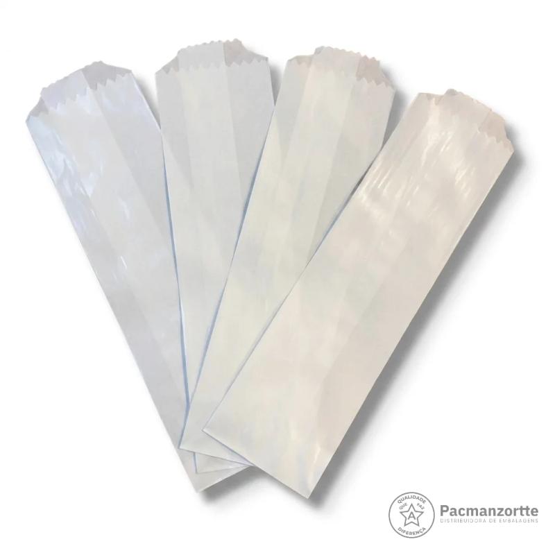 Saco de Papel Tamanho 20 x 16 cm para Churros