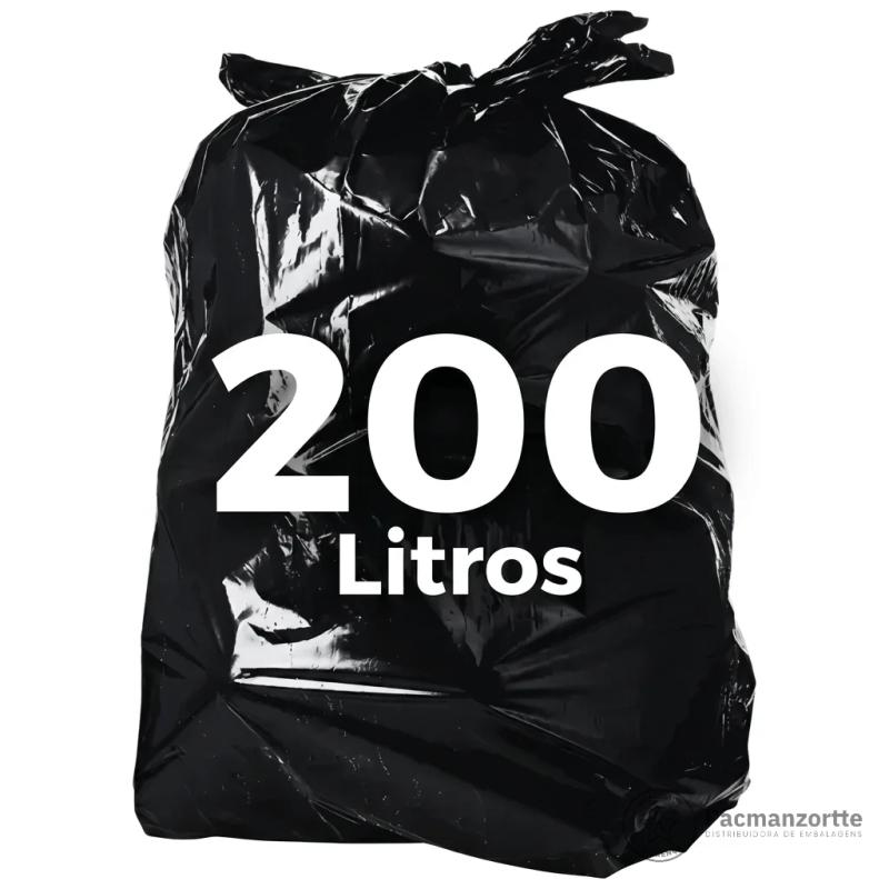Saco Lixo 200 LTS Hiper 90 X 110 CM