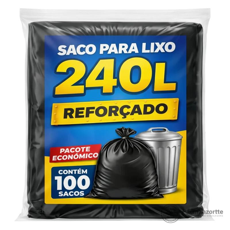 Saco Lixo 240 LTS Super 115 X 120 CM BMW